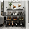 Stainless Steel Frame Shoe Storage Shelf Shoe Rack